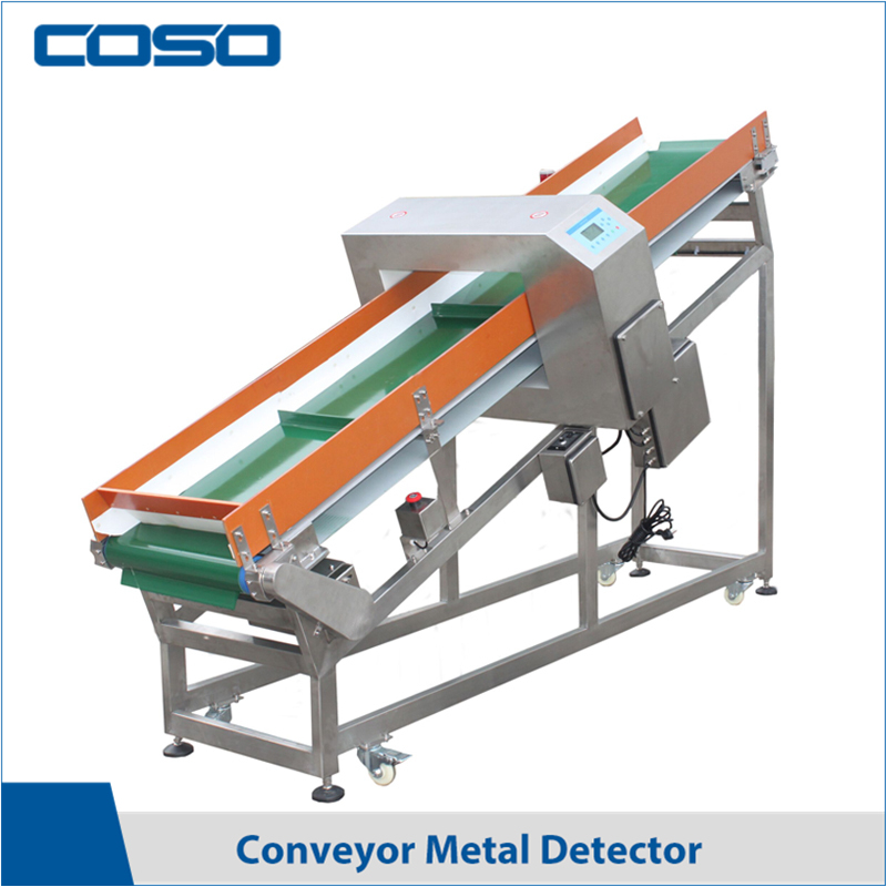 Ramp Type Conveyor Metal Detector Machine for Recycled Material Industry