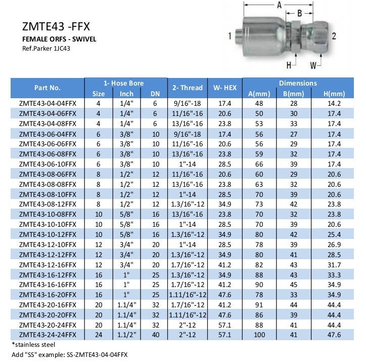 45deg Elbow Jic/ Bsp/NPT Hydraulic One-Piece Fitting