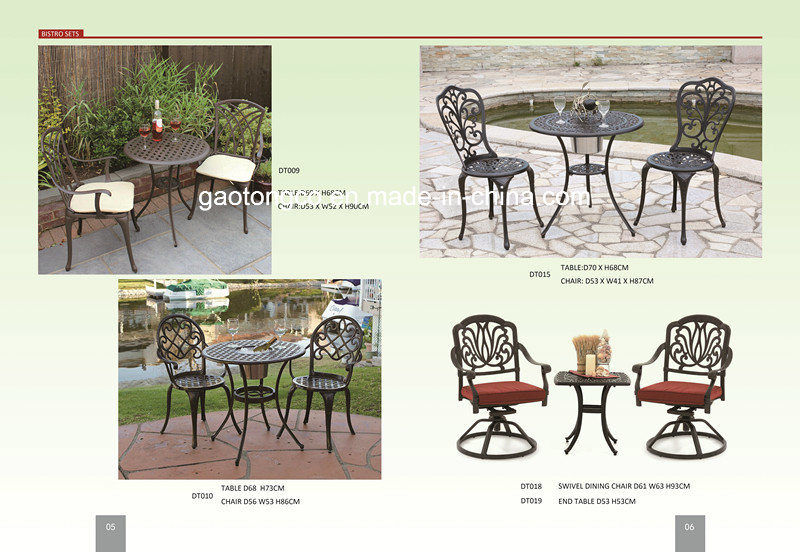 Fendias 3PCS Outdoor Cast Aluminum Bistro Set