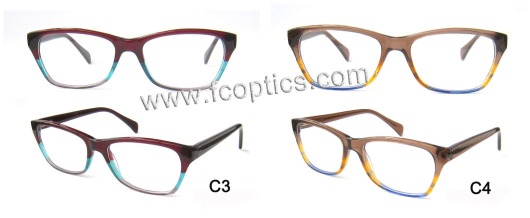 New Design Fashion Hot Sale Acetate Eyeglasses Frame for Women