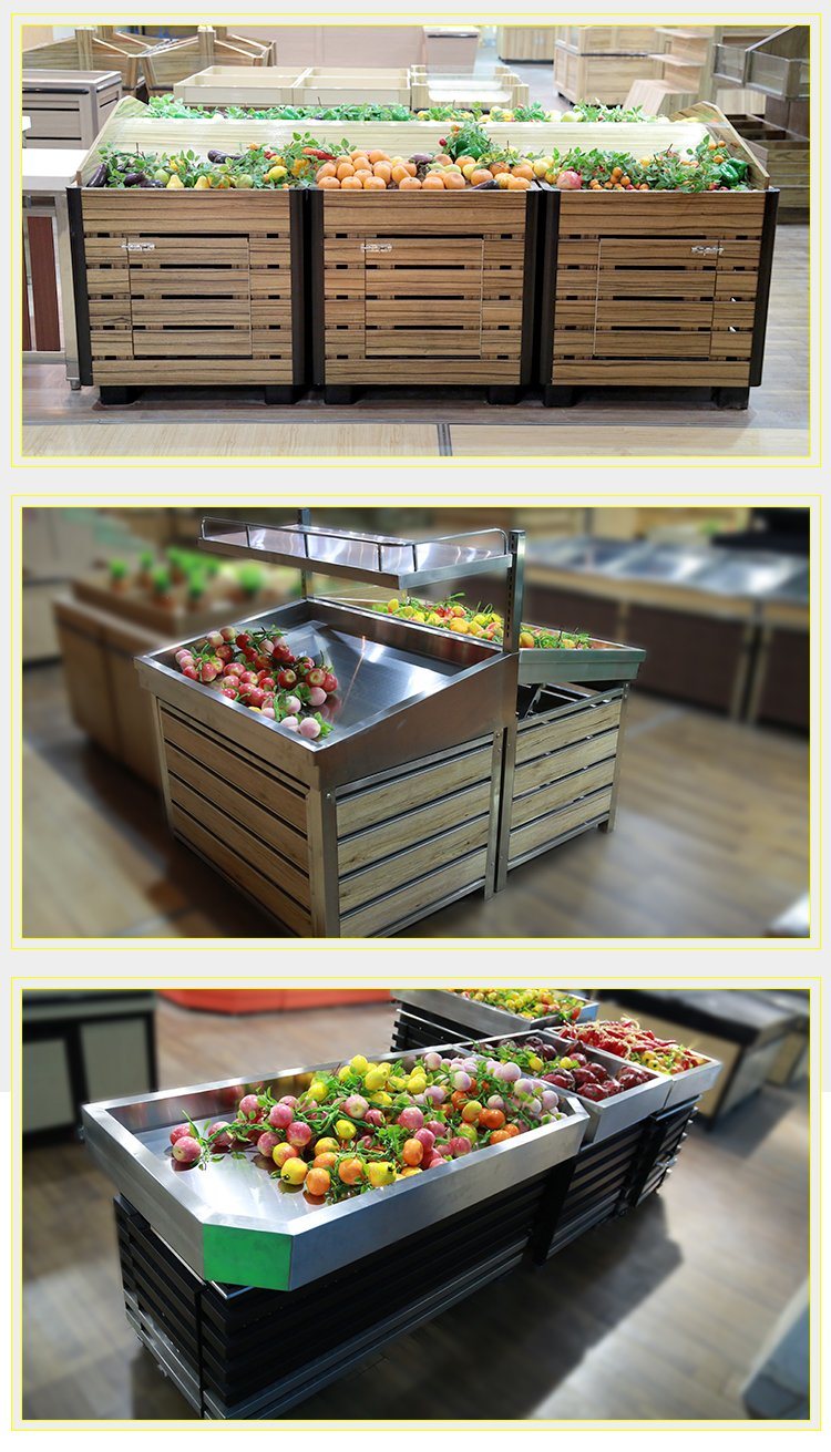 Three Tiers Metal Vegetable and Fruits Display Shelf