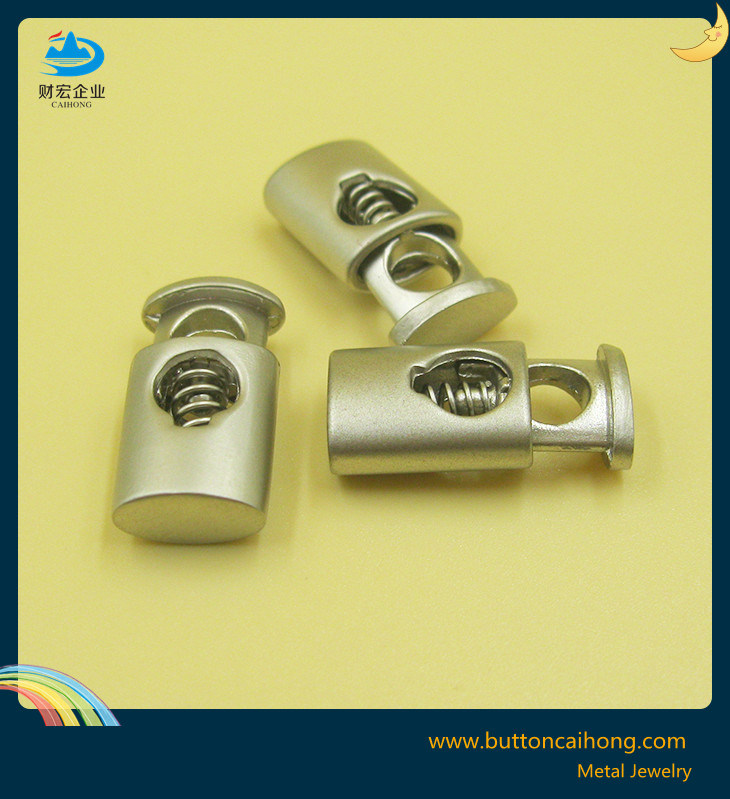 Zinc Alloy Metal Cord Ends for Drawstring Clasp Stopper for Clothing