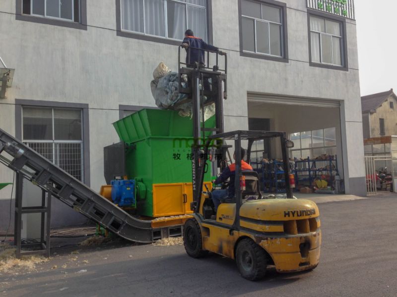 Plastic Grinder shredder machine for Waste PE PP Plastic Bags