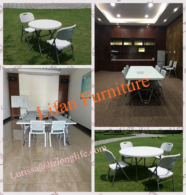 HDPE Modern Round Dining Table