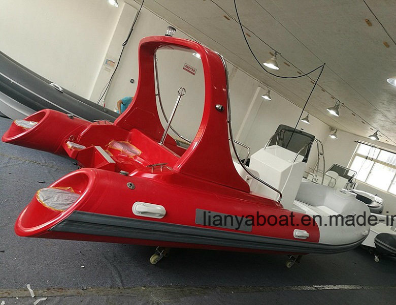 Liya 5.8m 10person Rib Boat Fast Rescue Boat Patrol Boat