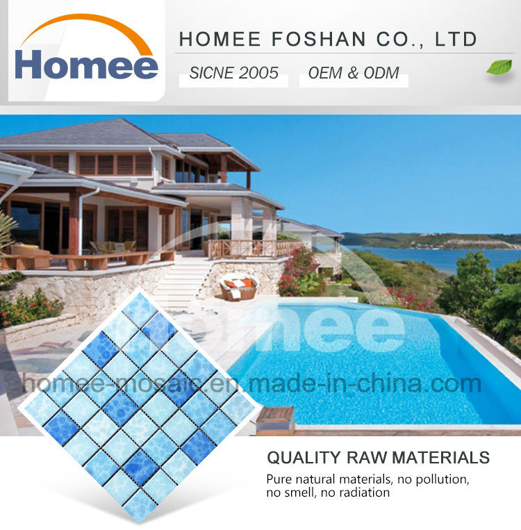 High Quality waterproof Mixed Color Swimming Pool Tile Mosaic