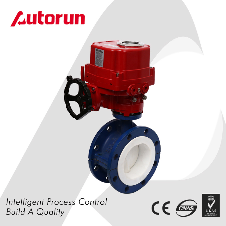 Cast Iron Motorized Flange Butterfly Valve