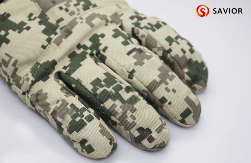 3 levels Control Camouflage Outdoor Sport Heated Glove