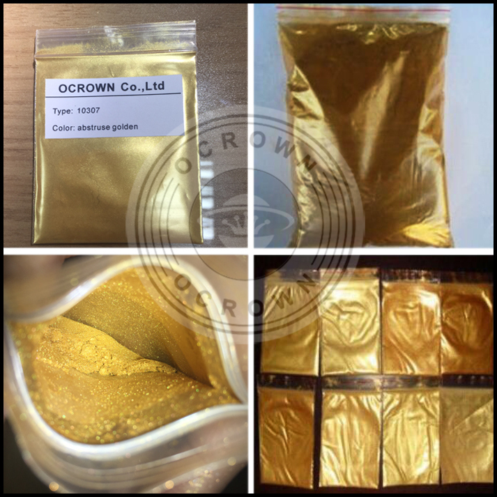 Golden Car Spray Auto Paint Colorant Mica Pearl Pigment