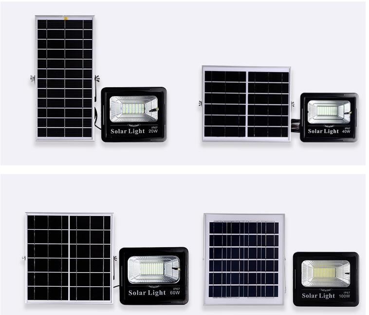 Solar Generator Light Solar Power Panel Light Solar Garden Lights 40W Flood Solar LED Light