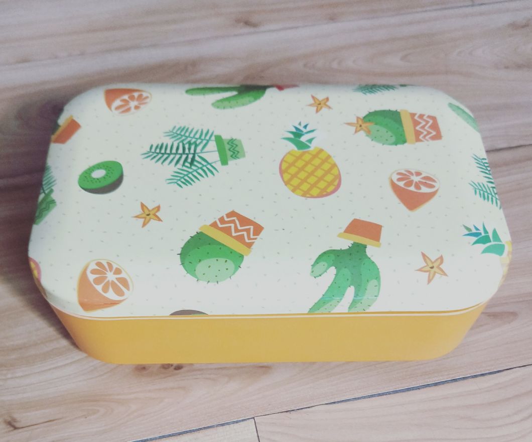 Printed Bamboo Fiber Bread/Lunch/ Box