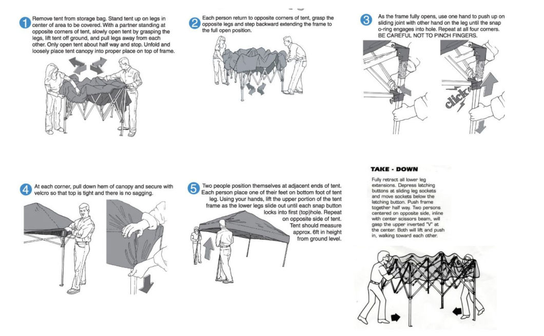 Steel Frame Carport Folding Outdoor Canopy Tent