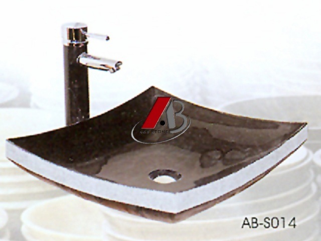 Single or Double Black Granite Basin&Sink for Bathroom or Kitchen