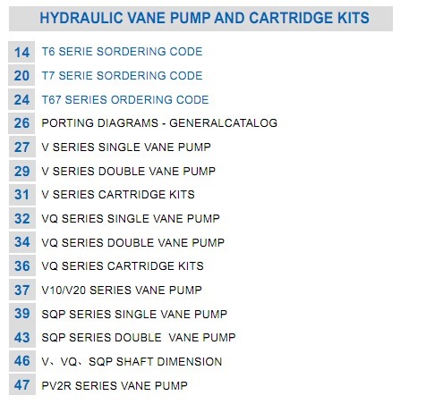 Replacement Hydraulic Piston Pump Parts for Vickers Pvh57 Hydraulic Pump Repair Kits or Spare Parts