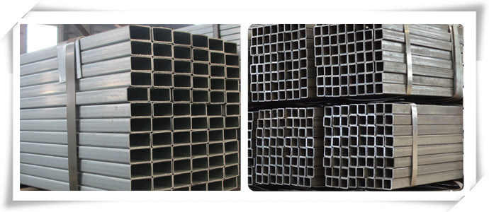 Black Square Steel Tube 50X50 Door Frame Material