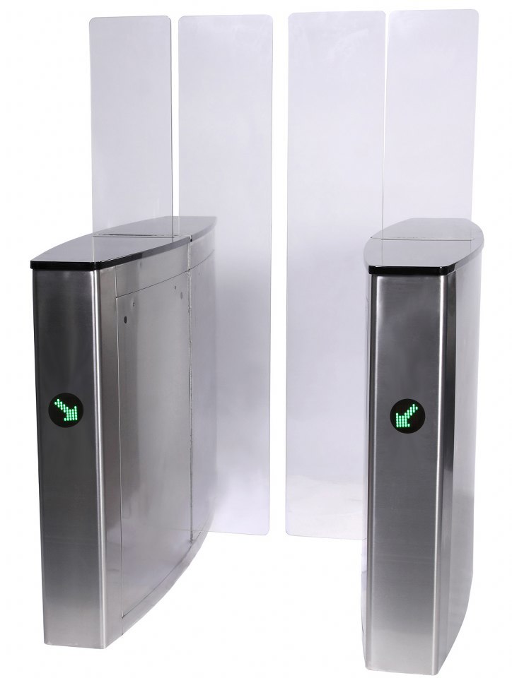 Access Control Auto Fingerprint Reader Full Height Sliding Gate