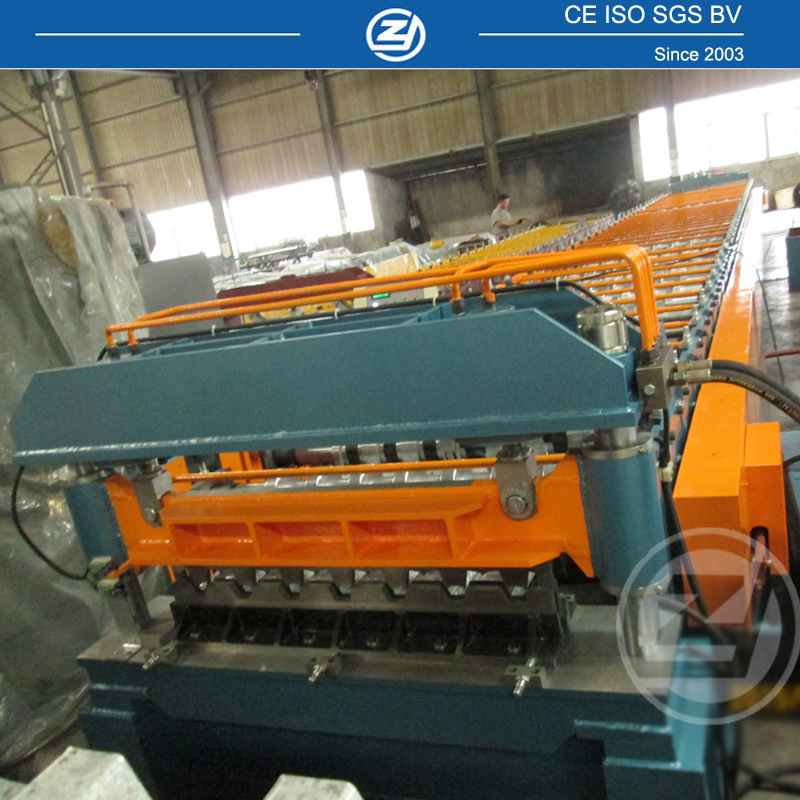 Galvanized Floor Tile Decking Roll Forming Machine