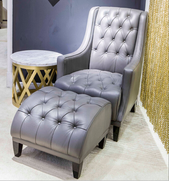 2015 New Leisure Leather Home Chair (BD11)