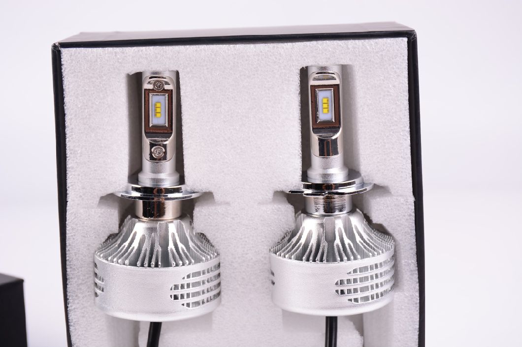 Fanless LED Car Light H4 H7 LED Headlight Bulb
