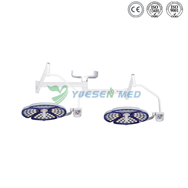 Medical Ceiling Double Head Cold Light LED Shadowless Operating Lamp