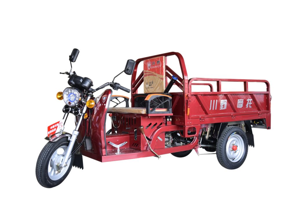 Hybrid Mix Power Electric and Gasoline Cargo Motorcycle