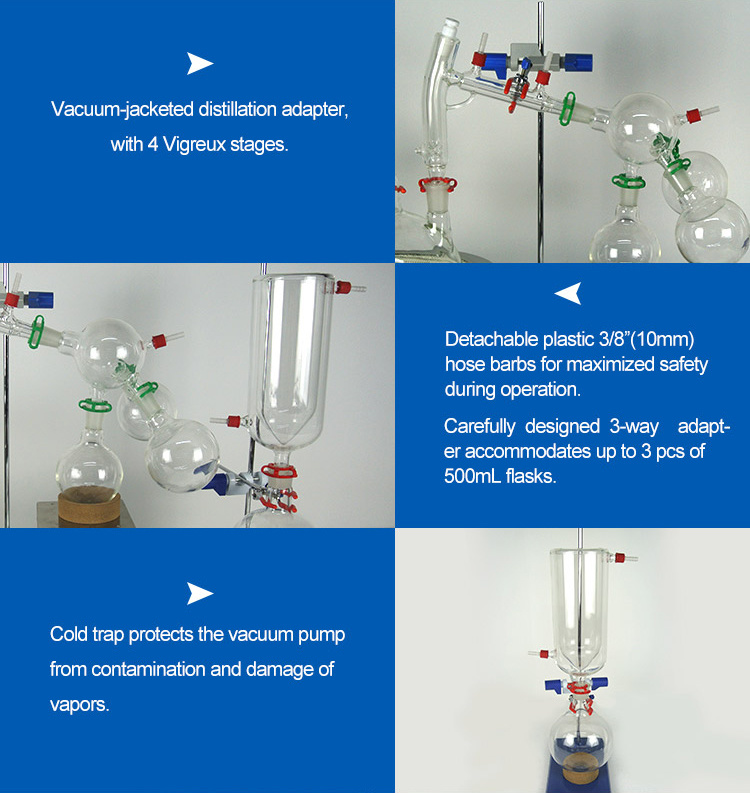 Cheap Price 2000ml Short Path Distillation Equipment for Sale