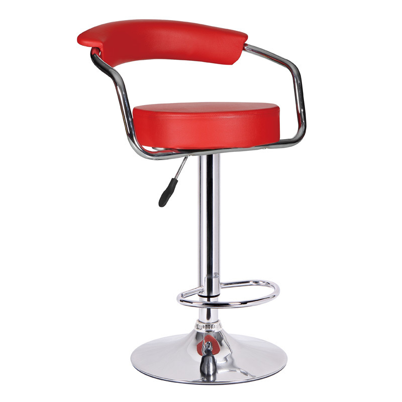 Leisure Steel PU Barstool Home Dining Kitchen Pub Bar Stool