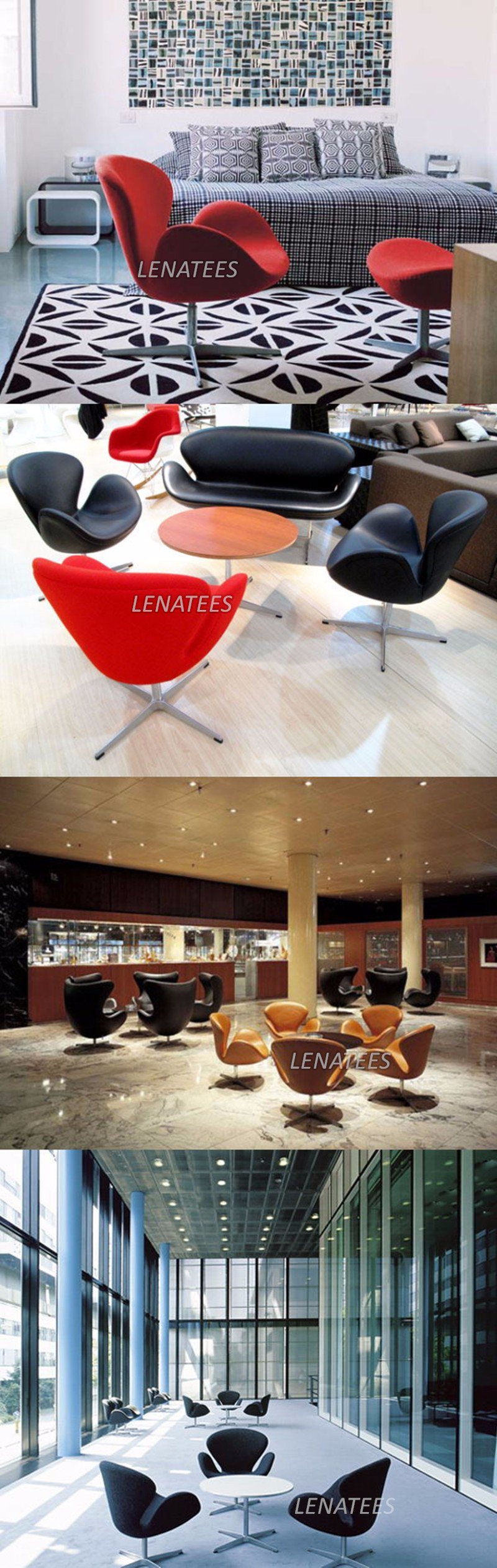 DC1004 Fancy Design Sofa Chair Furniture Swan Chair