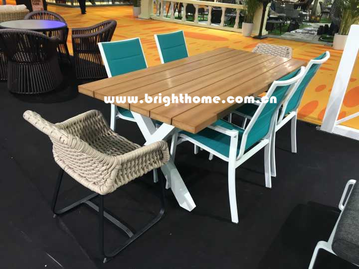 Wicker Outdoor Dining Set Furniture