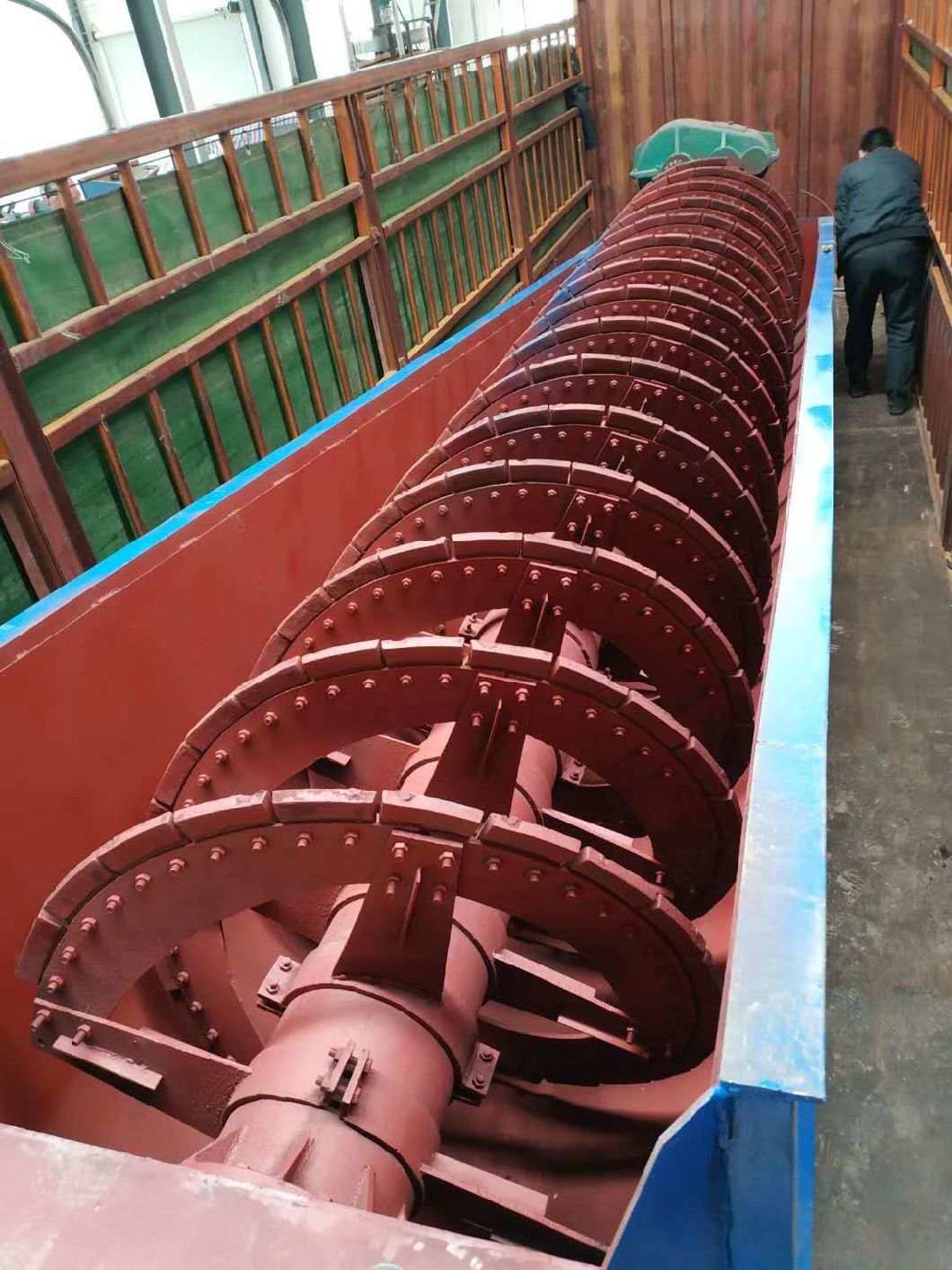 Energy Saving Sand Spiral Washer for River Sand Separating