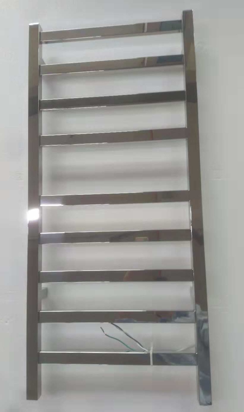 Stainless Steel Bathroom Towel Rail Square Tube Towel Warmer Rack