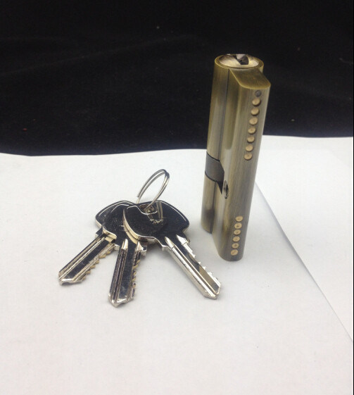 70mm High Security Brass S-Groove Key Cylinder