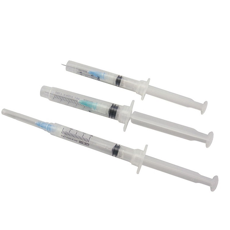 Dispsoable Sterile Medical Auto Retractable Safety Syringe