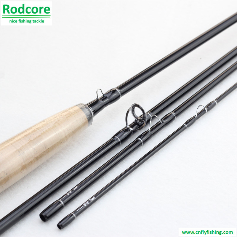 Eco 8FT6in 4PC 5wt Wooden Reel Seat Moderate Action Fly Fishing Rod