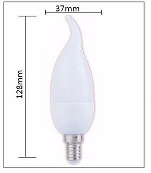 LED Candle Light Bulb Energy Saving Lamp