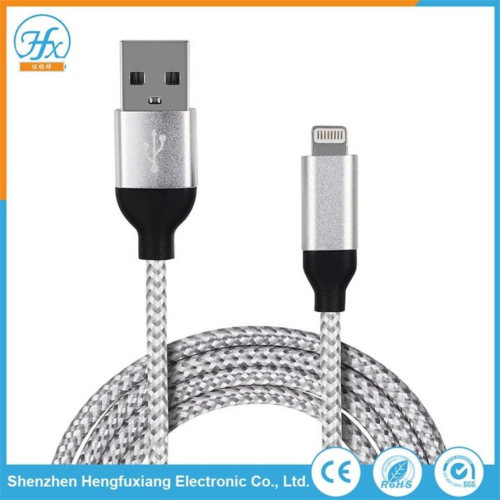 Mobile Phone Accessories USB Data Charging Lightning Cable for iPhone X
