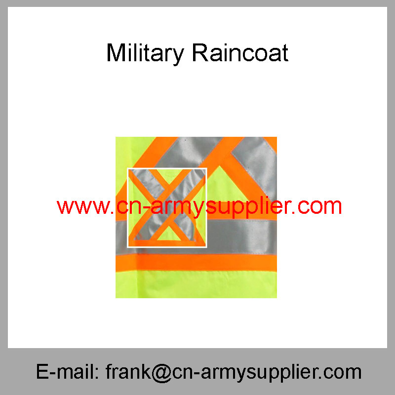 Reflective Raincoat-Security Raincoat-Traffic Raincoat-Military Raincoat-Duty Raincoat-Army Raincoat