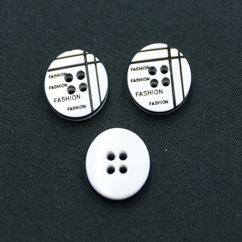 2 Holes New Design Polyester Button (S-026)