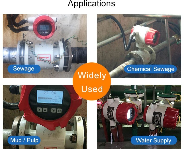 High Quality Electromagnetic Flow Meter Used for Water and Sewage
