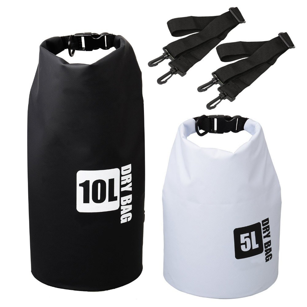 2L/3L/5L/10L/15L/20L/30L 500d Tarpaulin Heavey-Duty PVC Water Proof Dry Bag Sack for Kayaking / Boating / Canoeing / Fishing / Rafting / Swimming / Camping