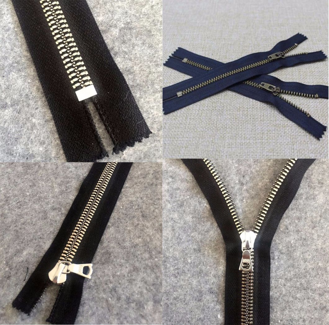 Customized Brass Teeth Zipper in Guangzhou