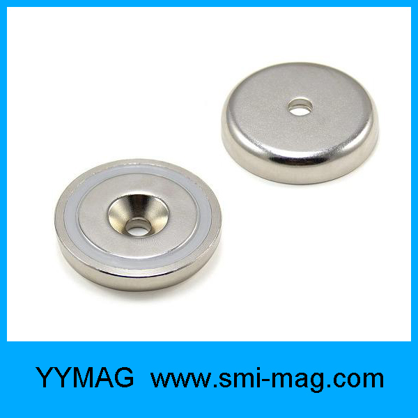 Yya Pot NdFeB Magnets with Countersunk Hole for M5 Screw