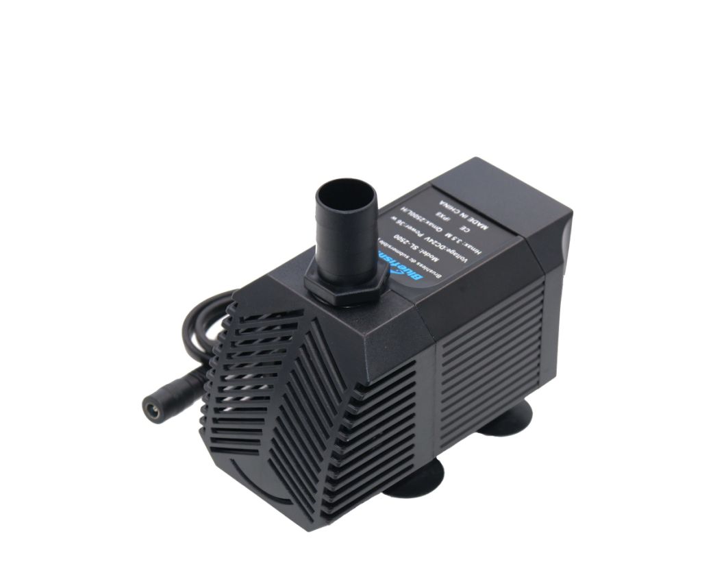 Aquarium Competitive Price Flow 2000L/H Submersible Water Pumps for Fish Tank DC 24V