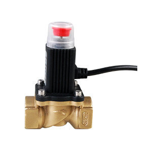 Brass Alloy Gas Solenoid Valve Gas Emergency Shut off Valve