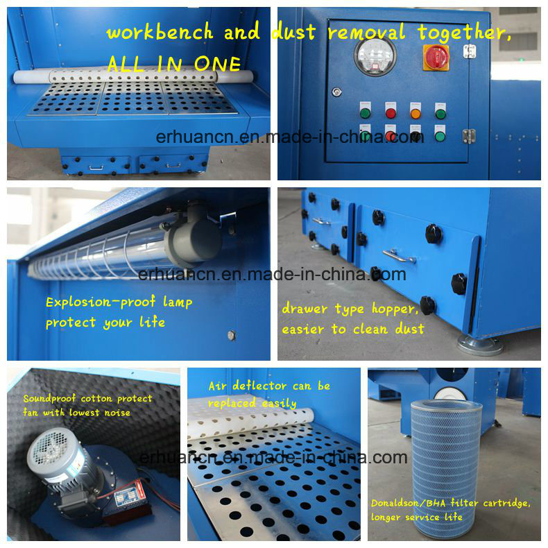 2017 Creative Cartridge Efficiency Industrial Downddraft Bench