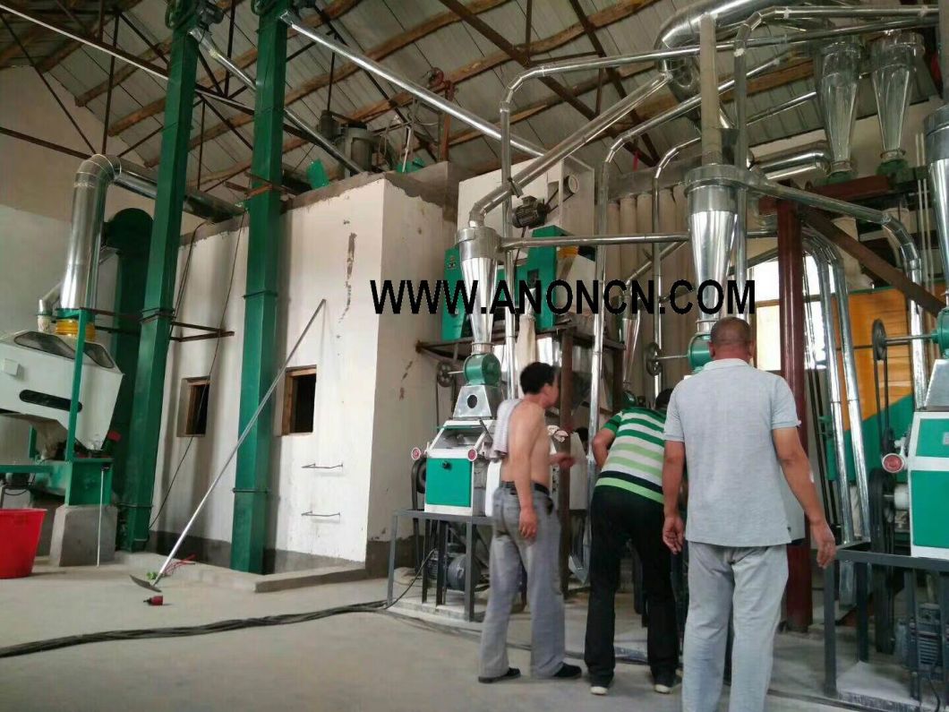 Anon 50 Tons Per Day Complete Auto Wheat Flour Mill Machine