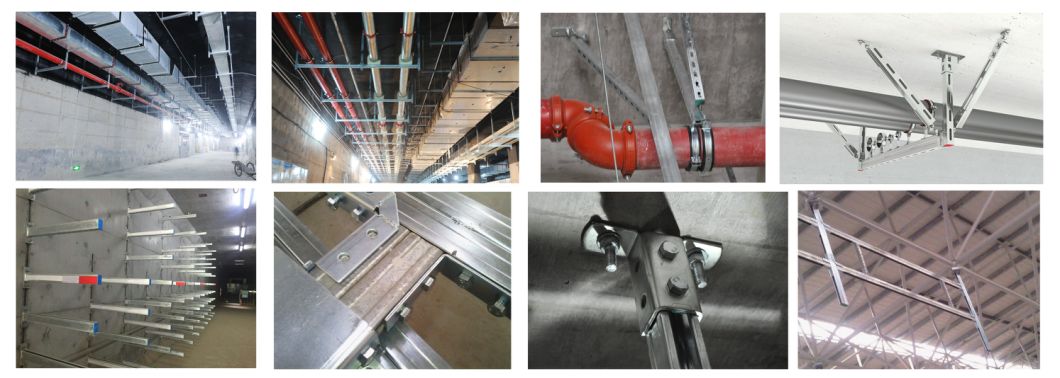 Pipe Support System Hot Dipped Galvanized Steel Strut Channel/Unistrut Channel