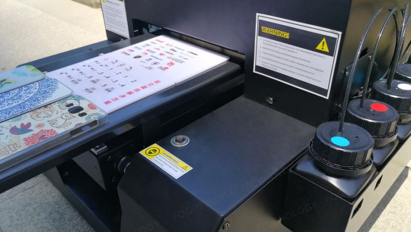 A4 UV Cell Phone Case Printing Machine UV Flatbed Printer