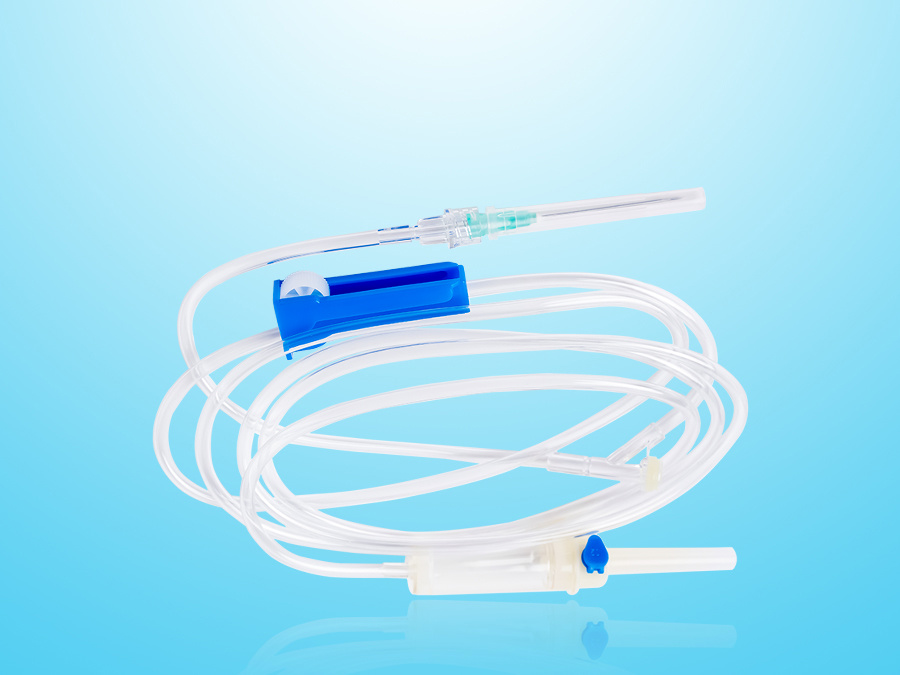 Disposable Medical PVC Infusion Set with Needle