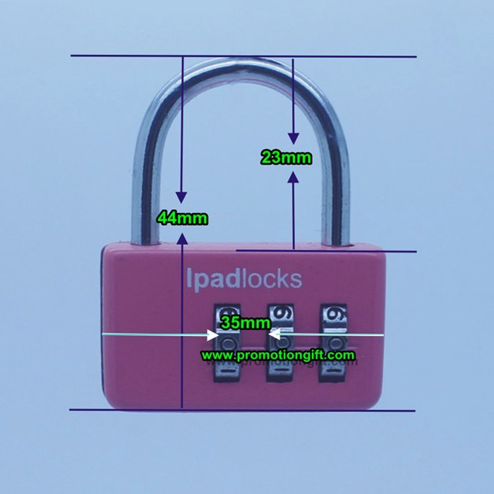 3 Digital Combination Luggage Lock